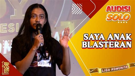 Stand Up Ma Ruf Saya Anak Blasteran Audisi Suci Liga Komunitas Youtube