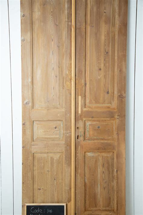 Antique Solid Wood French Doors (Set) - Lot 106 | Antiques & Vintage