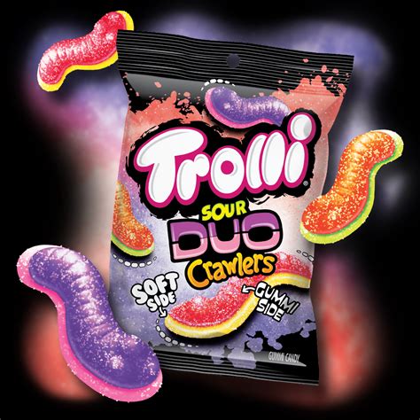 Trolli Sour Duo Crawlers 4 25oz Bag Sweet Memories Vintage Tees And Candy