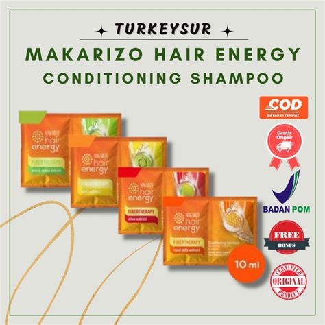 Jual Makarizo Hair Energy Conditioning Shampo Shampoo Sampo 10ml Sachet