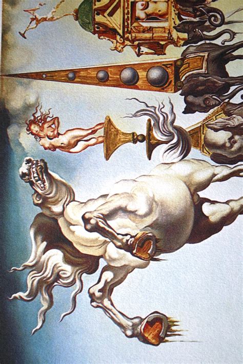 Salvador DALI d après La tentation de Saint Antoine 1988