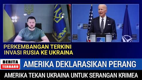 Biden Deklarasikan Perang Terhdap Rusia Amerika Dengan Sengaja Paksa