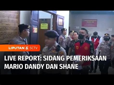 Live Report Anak AG Akan Jadi Saksi Mahkota Dalam Sidang Mario Dandy