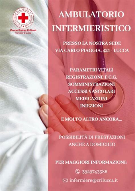 Croce Rossa Apre Il Nuovo Ambulatorio Infermieristico Luccaindiretta