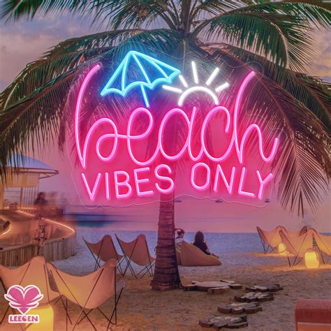 Beach Vibes Only Neon Sign Beach Room Decor Room Neon Sign Summer