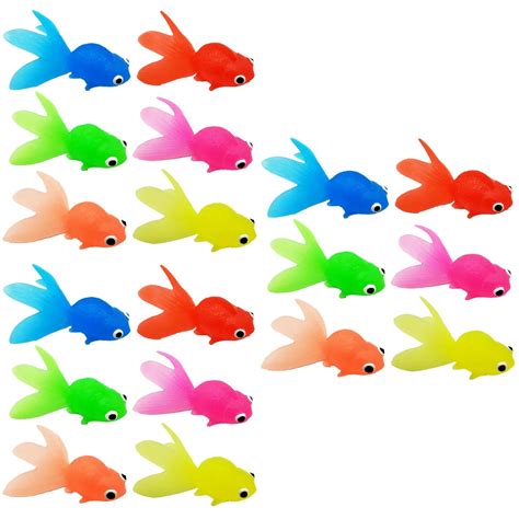 18 Pcs Realistic Goldfish Funny Goldfish Model Party Favors Ts For