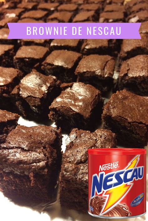 Como Fazer Um Brownie De Nescau