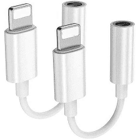 Compatible With Iphone 2 Pack Apple Lightning To 3 5 Mm Headphone Jack Adapter Connector Aux