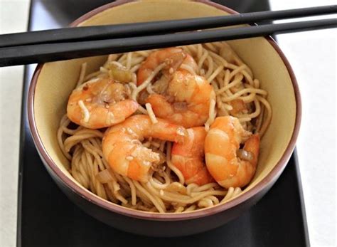 Ingrédients Nouilles Aux Crevettes à La Chinoise