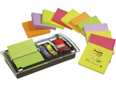 Post It Notas Adhesivas Z Notes Pack 12 Blocs Dispensador Notas