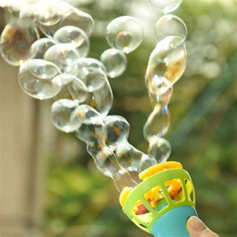 Hiinst Electric Bubble Wands Machine Bubble Maker Automatic Blower