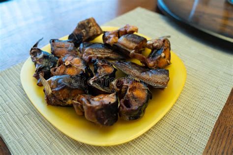 Nigerian Stockfish And Dried Fish To Prepare Soups And Sauces Stock Image - Image of nigeria ...