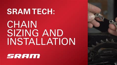 Sram Tech Chain Sizing And Installation Youtube