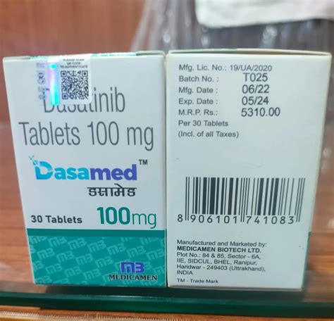 Dasatinib Tablet Mg At Rs Bottle Sprycel Tablet In New Delhi