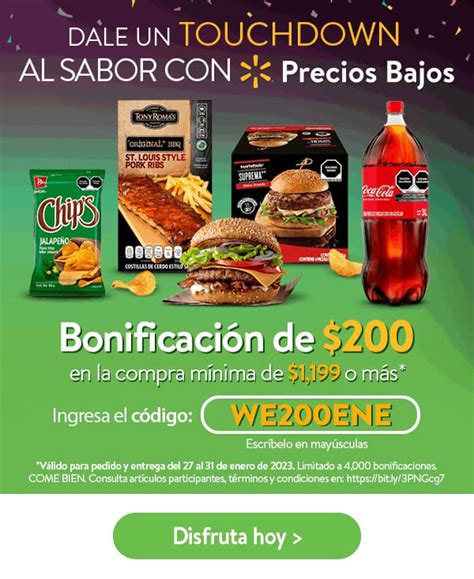 Cupón Walmart Express de 200 de descuento en tienda en línea