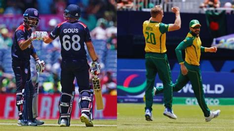 Sa Vs Usa T20 World Cup 2024 South Africa Beats Usa By 18 Runs Newsx