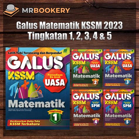 MrBookery Buku Latihan Galus Matematik KSSM PT3 SPM Tingkatan 1