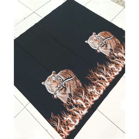 Jual Premium Kain Batik Laweyan Solo Harimau Dasar Hitam Shopee