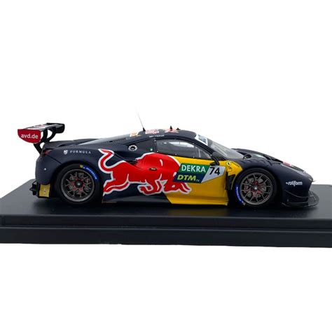 Modellino Auto Looksmart Ferrari Gt Evo Red Bull Alpha Tauri