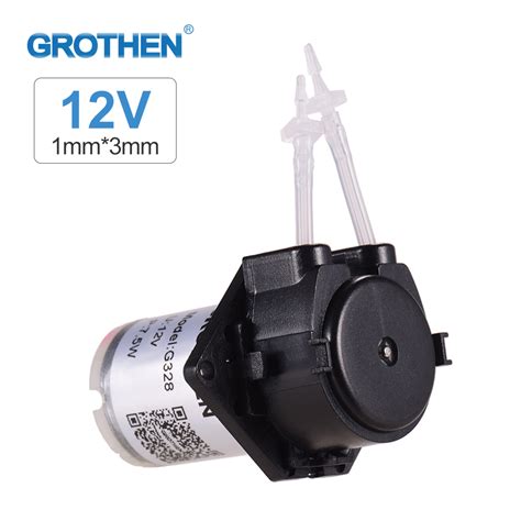 Grothen Dc Dosing Pump Peristaltic Pump Mini Water Liquid Pump