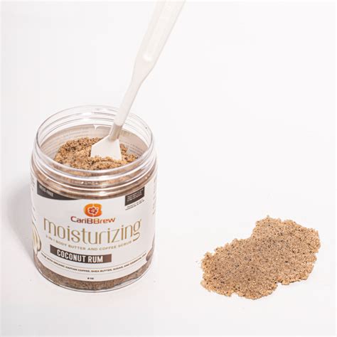 Coconut Rum Moisturizing Haitian Coffee Scrub Caribbrew