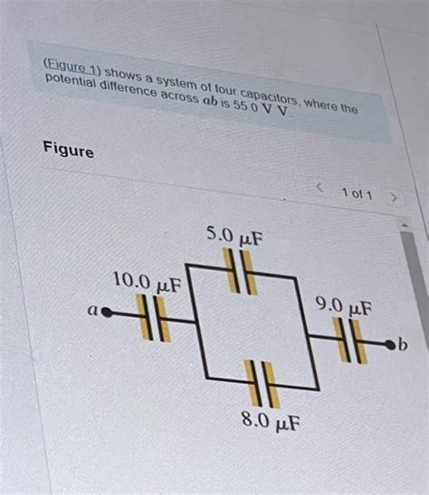 Solved Figure Shows A System Of Four Capacitors Where Chegg