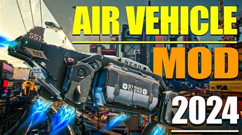 Cyberpunk Air Vehicle Flying Cars Mod Installation Guide