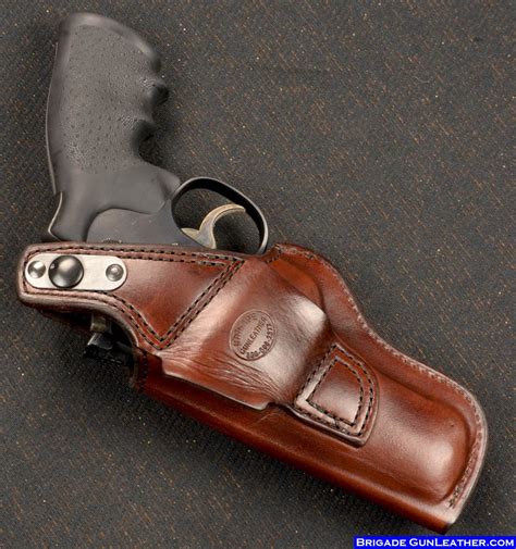 Brigade Holsters M 4 Classic Revolver Leather Gun Holster On The Belt