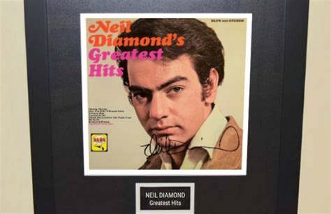 Neil Diamond - Greatest Hits, rock star gallery, signed albumsROCK STAR ...