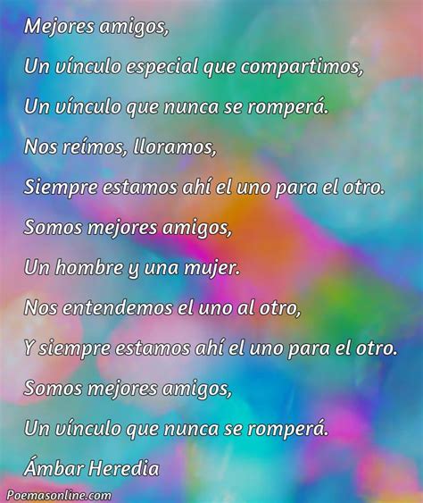 5 Mejores Poemas Para Mejores Amigos Hombre Y Mujer Poemas Online