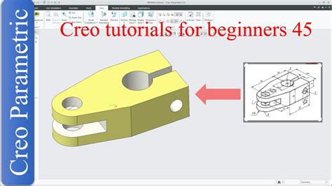 Creo Parametric Tutorials For Beginners Creo Proe Tutorial Youtube