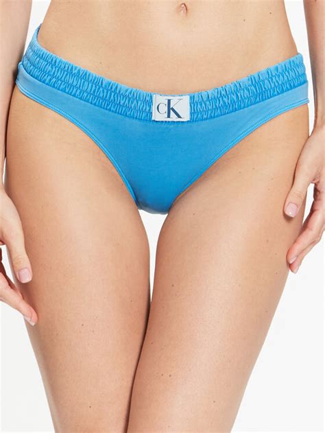 Calvin Klein Swimwear Bikini Unterteil KW0KW01990 Blau Modivo At