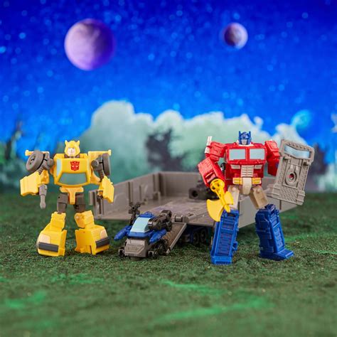 Transformers Optimus Prime And Bumblebee Take A Road Trip With Hasbro