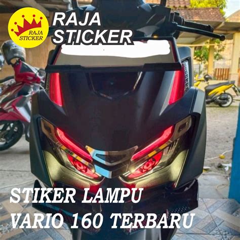 Jual Stiker Lampu Vario Cc New Bonus Alis Polos Bonus Antigores