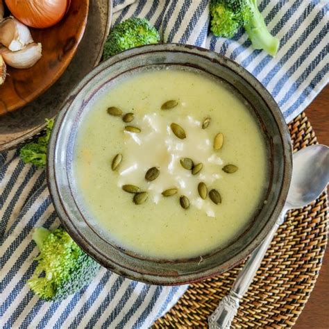 Creamy Broccoli Cauliflower Cheddar Soup Adventure And Delight