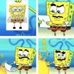 Spongebob Burning Paper Meme Generator - Imgflip