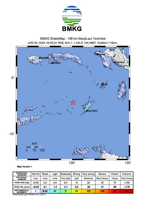 Gempabumi Tektonik M Di Laut Banda Maluku Bmkg Tidak Berpotensi