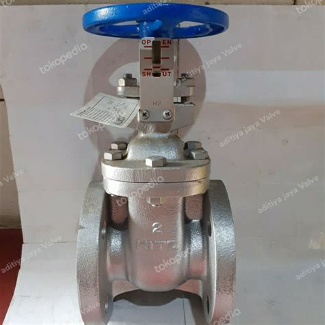 Jual Gate Valve Kitz 2 Flange FCHI Jis 10k Cast Iron New Original