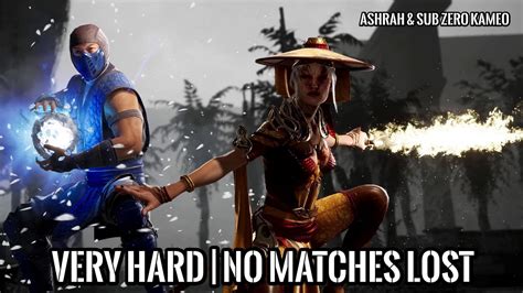 MORTAL KOMBAT 1 ASHRAH Sub Zero VERY HARD Champion Tower No