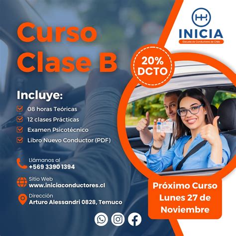 Curso Clase B Inicia Conductores