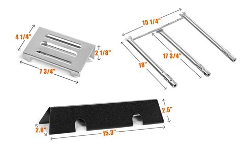 Amazon Venustek Flavorizer Bars Grill Burner Tubes