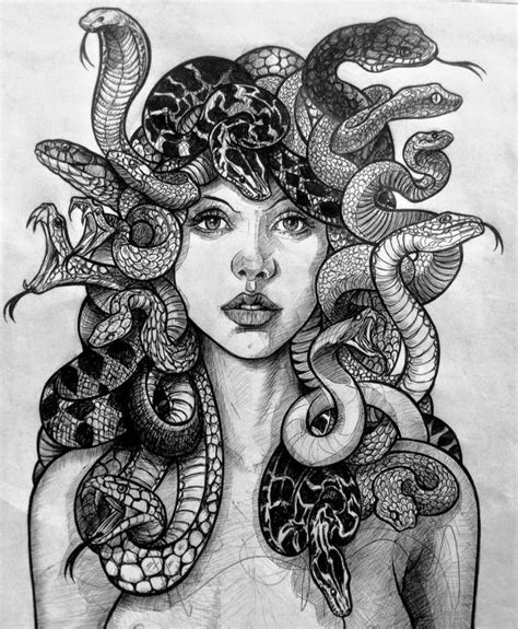 Medusa Drawing