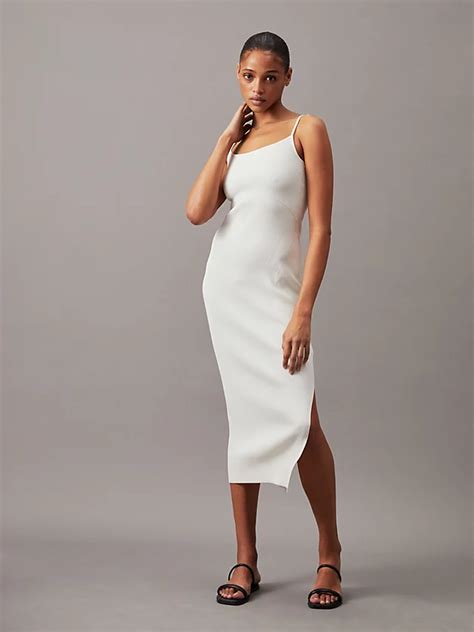 Sculpted Knit Midi Dress Calvin Klein® J20j224083ybi