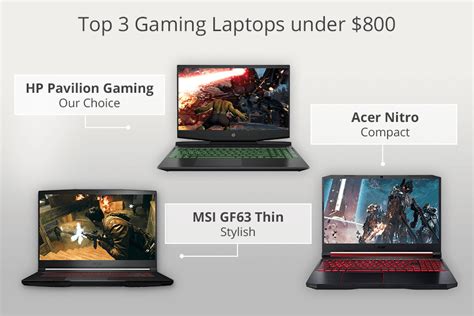 8 Best Gaming Laptops Under 800 Dollars In 2025