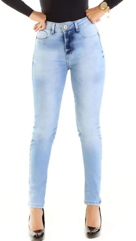 Calça Jeans Feminina Sawary Super Lipo Cintura Alta Cinta 263625