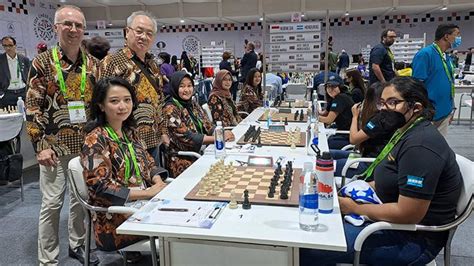 Perjuangan Tim Catur Indonesia Di Olimpiade Catur Ke Di Chennai