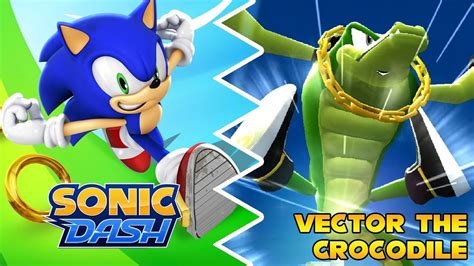 Sonic Dash Vector The Crocodile Gameplay Sky Sanctuary Zone