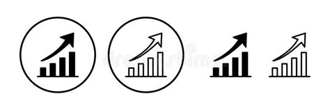 Growing Graph Icon Chart Icon Graph Icon Stock Vector Illustration