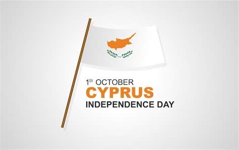 Premium Vector Cyprus Independence Day Is Celebrated On October 1