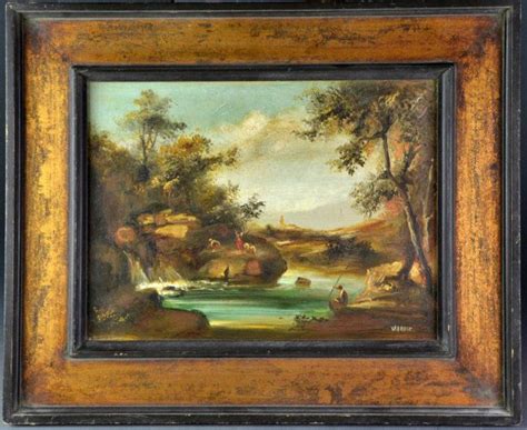 A Van Ruiz Oil Painting On Canvas Lot 300